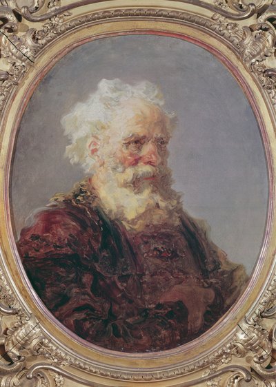 Un vieil homme aux cheveux blancs, vers 1767 - Jean Honore Fragonard