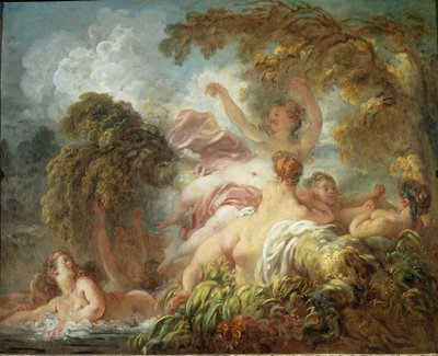 Baigneurs - Jean Honore Fragonard