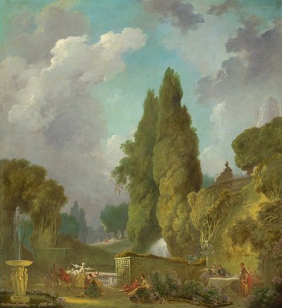Colin-maillard - Jean Honore Fragonard