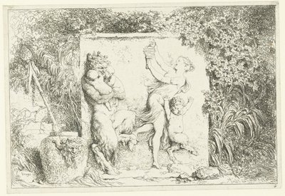 Danse des satyres (Bacchanales) - Jean Honore Fragonard