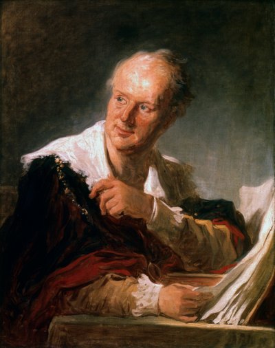Denis Diderot, homme de lettres et encyclopédiste français du 18ème siècle, vers 1755-1784 - Jean Honore Fragonard