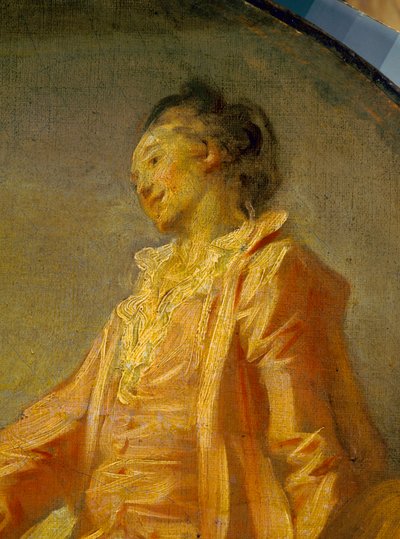 (détail) Le début du modèle - Jean Honore Fragonard