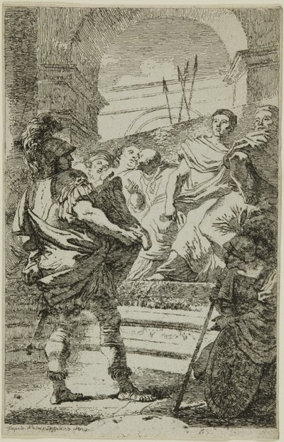 Fabius Maximus devant le Sénat carthaginois - Jean Honore Fragonard