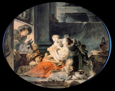 Famille heureuse - Jean Honore Fragonard