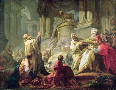 Jéroboam sacrifiant au veau d
