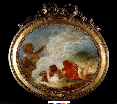 Le Pot au lait par Fragonard, sd. 18ème siècle - Jean Honore Fragonard