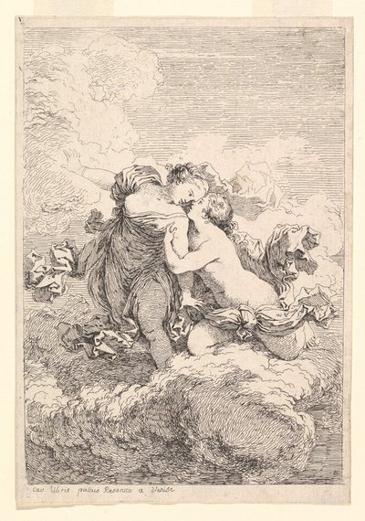 Scène mythologique, possiblement Diane séduisant Callisto, vers 1764 - Jean Honore Fragonard