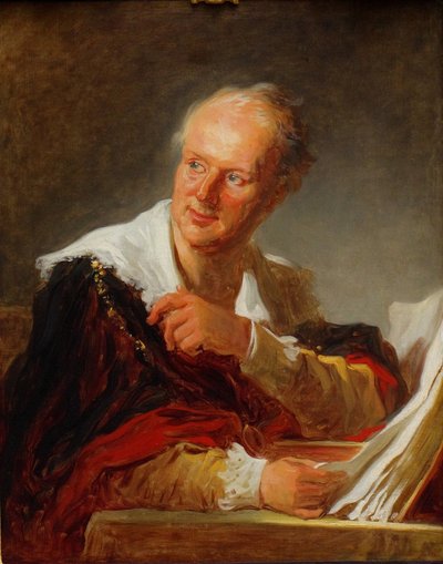 Portrait de Denis Diderot 1713-1784 - Jean Honore Fragonard
