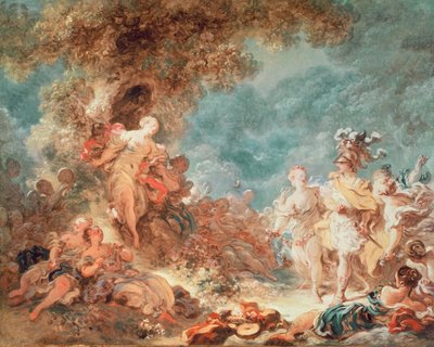 Renaud dans le jardin du palais d