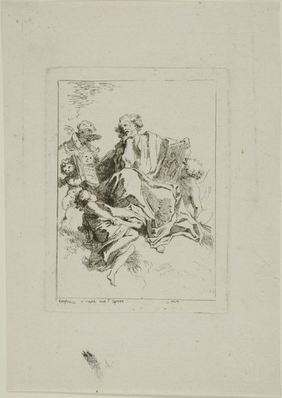 Saint Luc - Jean Honore Fragonard