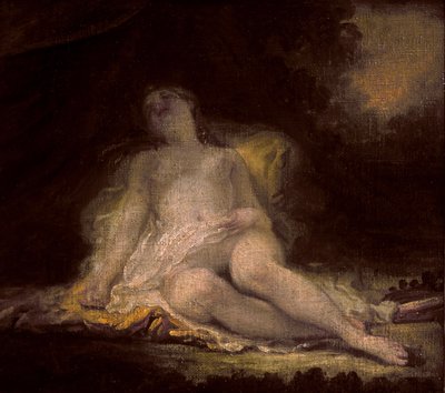 Bacchante endormie - Jean Honore Fragonard