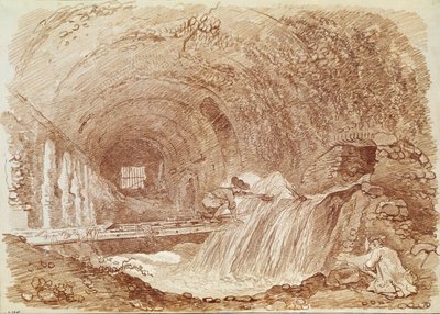 Écuries de Mécène à Tivoli - Jean Honore Fragonard