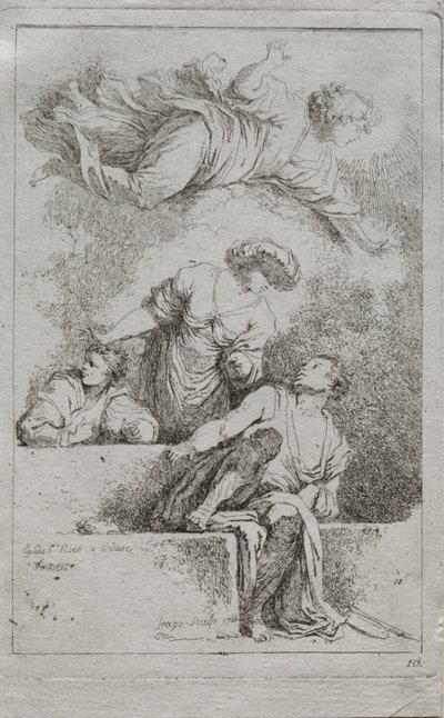 Les Disciples au tombeau, 1764 - Jean Honore Fragonard