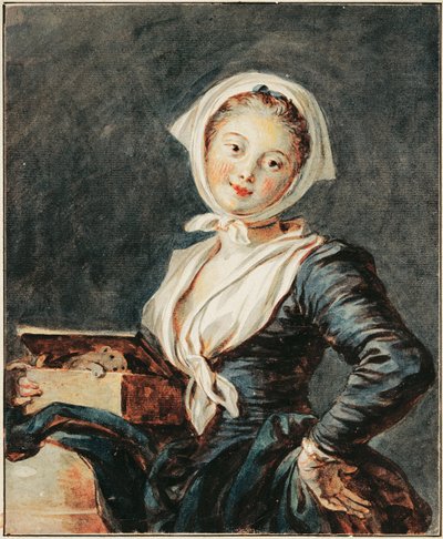 La Fille avec la marmotte - Jean Honore Fragonard