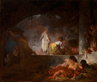 Les Blanchisseuses - Jean Honore Fragonard