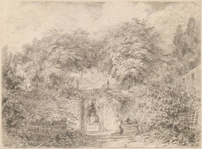 Le petit parc - Jean Honore Fragonard
