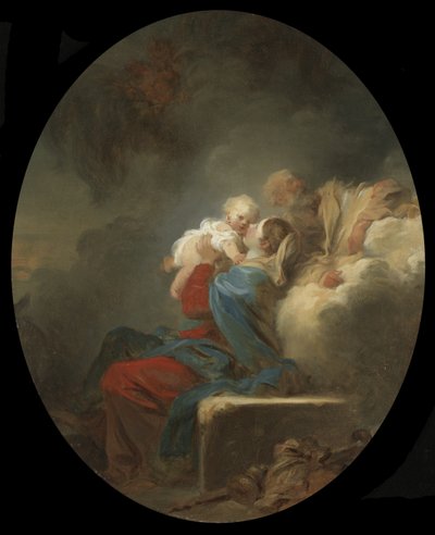 Le Repos pendant la fuite en Égypte, vers 1774 - Jean Honore Fragonard