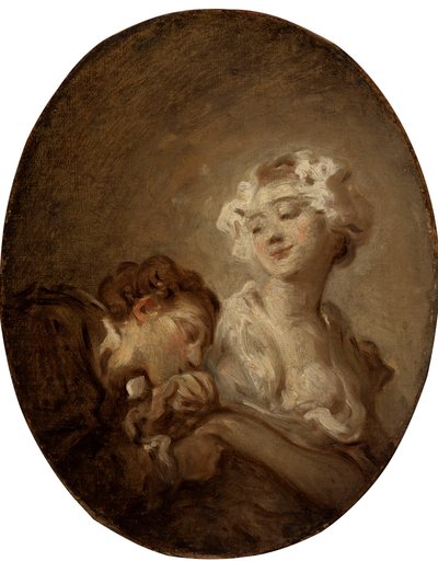 La coquette et le jeune homme - Jean Honore Fragonard