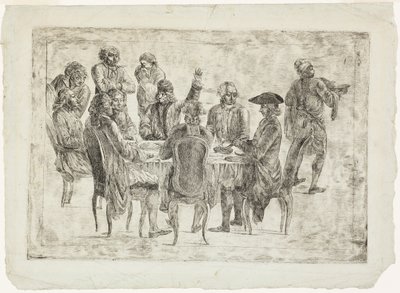 Le Déjeuner de Voltaire à Ferney ou Le Souper des Philosophes - Jean Huber