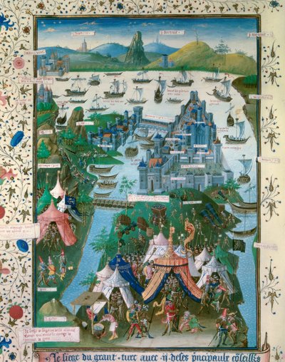 Mohammed II : le siège de Constantinople par les Turcs ottomans de Mohammed II - Jean I Le Tavernier
