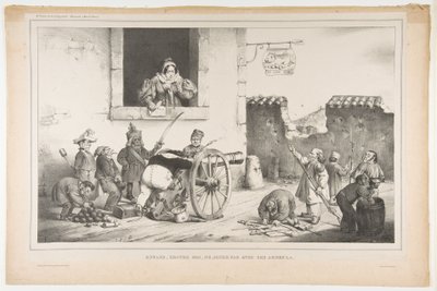 Enfants, obéissez-moi, ne jouez pas avec ces armes, avril 1834 - Jean Ignace Isidore Gérard