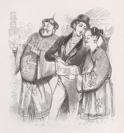 Jean de Paris des Œuvres complètes de Béranger, 1836 - Jean Ignace Isidore Gérard