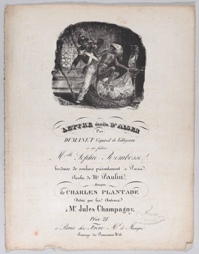 Lettre écrite d