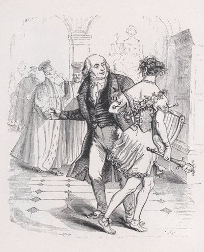 La Muse en fuite des Œuvres complètes de Béranger - Jean Ignace Isidore Gérard