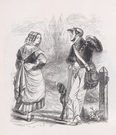 Le Chasseur et la Laitière de L