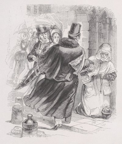 La Pauvre Femme des Œuvres complètes de Béranger, 1836 - Jean Ignace Isidore Gérard