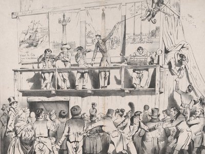 Zing! Zing! Boom_Boom_Boom!!! Le spectacle des grands acrobates politiques, août 1833 - Jean Ignace Isidore Gérard