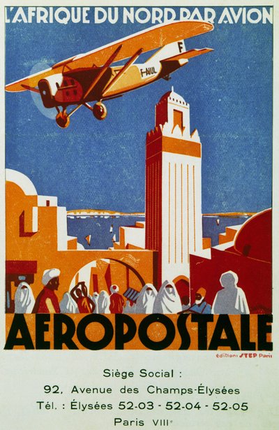 Aéropostale, liaisons aériennes avec l