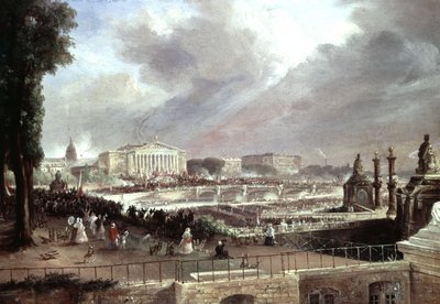 Proclamation de la Deuxième République française, Place de la Concorde, 24 février - Jean Jacques (after) Champin