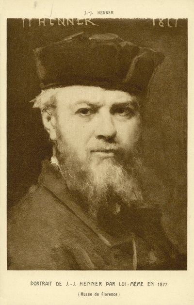 Autoportrait de Jean-Jacques Henner, artiste français - Jean Jacques (after) Henner