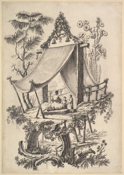 Cabane dans les arbres, 1773 - Jean Jacques Avril