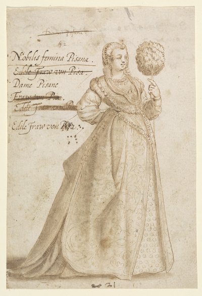 Une Noble Dame de Pise - Jean Jacques Boissard