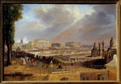 Proclamation de la République sur le portique de la Chambre des Députés le 4 mai - Jean Jacques Champin