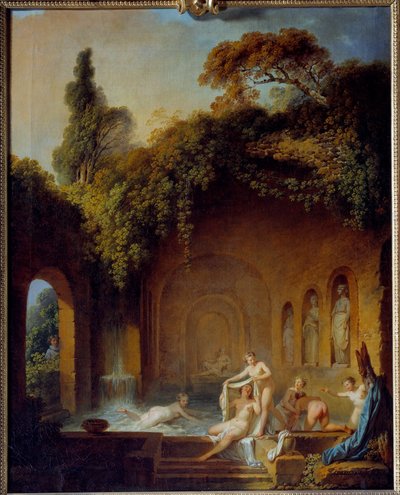 Le bain des nymphes - Jean Jacques Francois Le Barbier