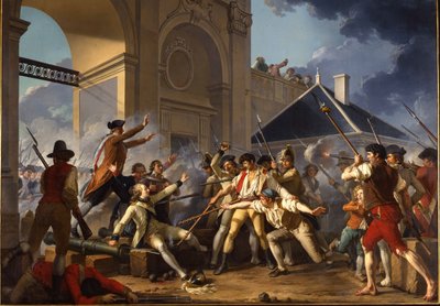 Le courage héroïque du jeune Désilles, 31 août 1790, dans l