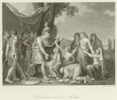 Coriolan et sa mère - Jean Jacques Francois Lebarbier