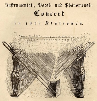 Concert instrumental, vocal et phénoménal, 1844 - Jean Jacques Grandville