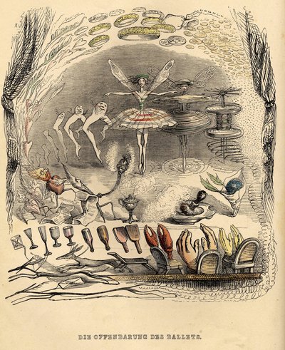 Les révélations du Ballet, années 1840 - Jean Jacques Grandville