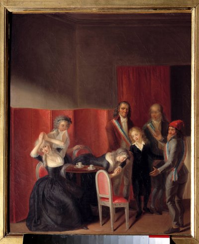 Louis XVII séparé de sa mère Marie Antoinette le 3 juillet 1793 à la prison du Temple - Jean Jacques Hauer