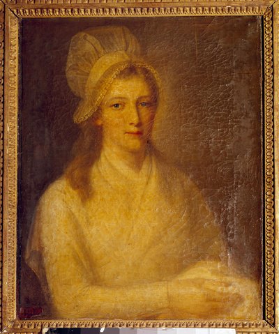Portrait de Marie Anne Charlotte Corday - Jean Jacques Hauer