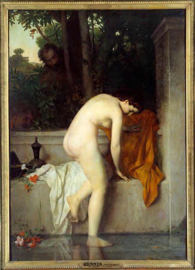 La chaste Suzanne dite Suzanne au bain. Peinture de Jean Jacques Henner (1829-1905) - Jean Jacques Henner