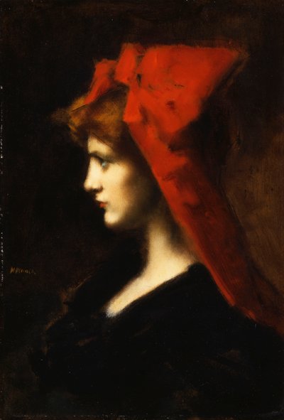 Le chapeau rouge - Jean Jacques Henner