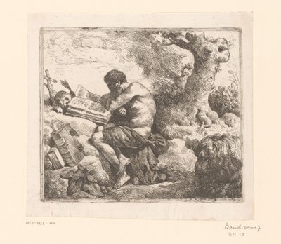 Saint Jérôme et le lion - Jean Jacques II Lagrenee