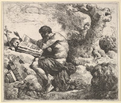 Saint Jérôme dans un paysage, 1762-63 - Jean Jacques Lagrenee