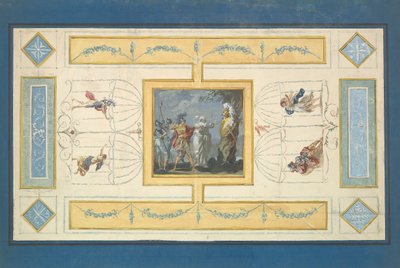 Étude pour un plafond - Jean Jacques Lagrenee