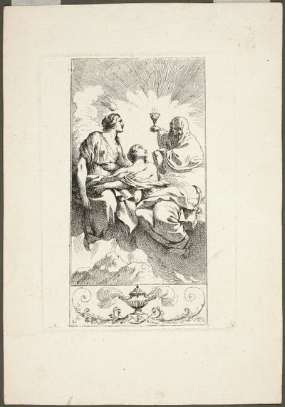 Les trois vertus de la théologie - Jean Jacques Lagrenee